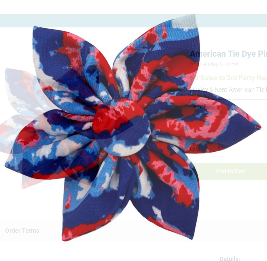 Huxley & Kent American Tie Dye Pinwheel