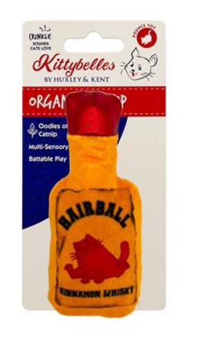 Huxley & Kent Hairball Cinnamon Whiskey Cat Toy