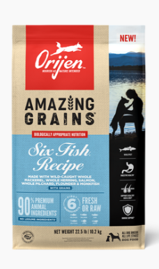 Orijen Dog Amazing Grains Six Fish