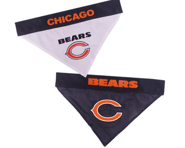 Pet First Chicago Bears bandana