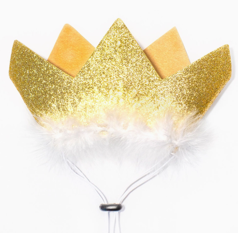 Multipet Party Crown Gold - Large