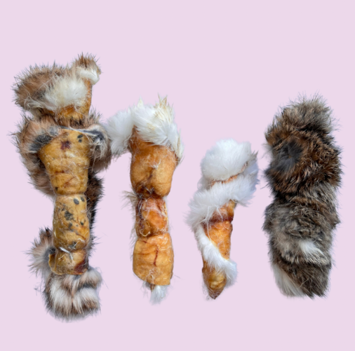 Dehydrated Rabbit Hide Roll