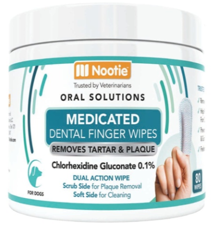 Nootie Medicated Dental Finger Wipes