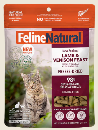Feline Natural Lamb and Venison Feast