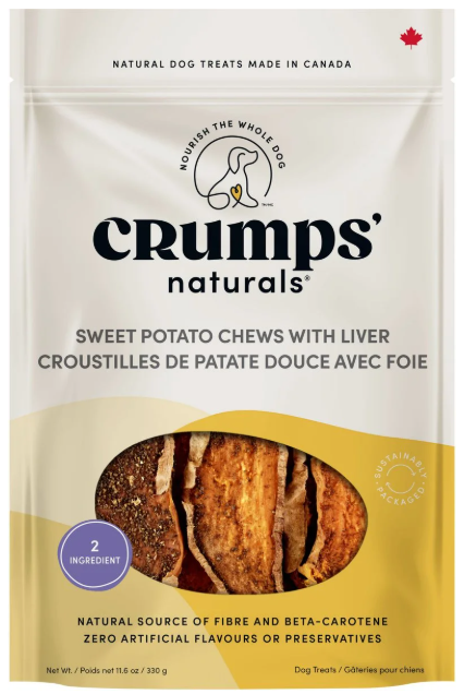 Crumps' Naturals Sweet Potato & Liver Chews
