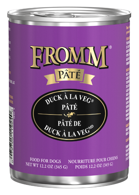 Fromm Grain-Free Duck A La Veg Pate 12.2oz