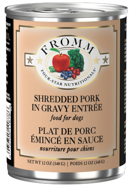 Fromm Four-Star Shredded Pork In Gravy 12oz