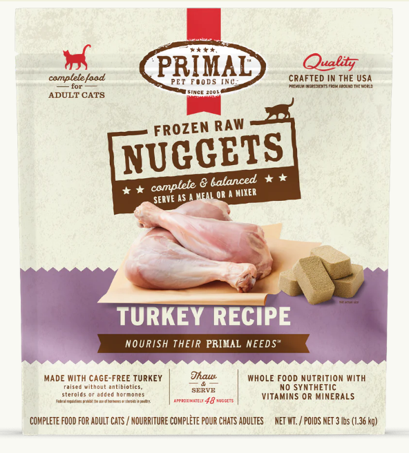 Primal Turkey Cat Nuggets