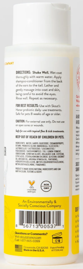 Skout's Honor Probiotic Shampoo & Conditioner