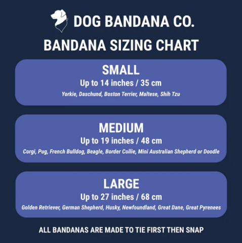 Dog Bandana Co Bandanas