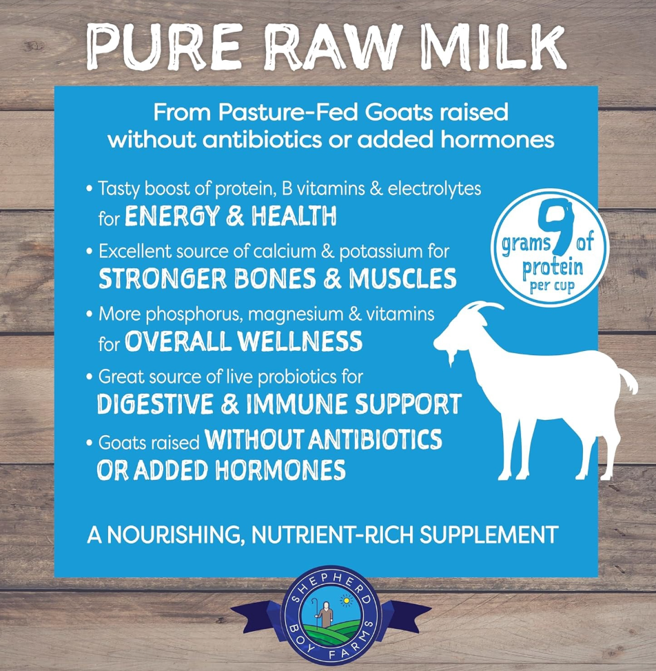 Shepherd Boy Farms Freeze Dried Raw Goat's Milk- Classic