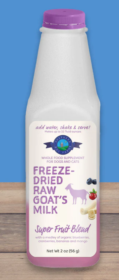 Shepherd Boy Farms Freeze Dried Raw Goat's Milk- Super Fruit Blend