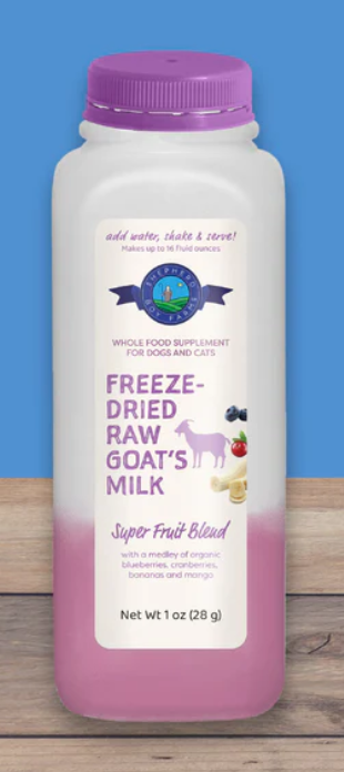 Shepherd Boy Farms Freeze Dried Raw Goat's Milk- Super Fruit Blend