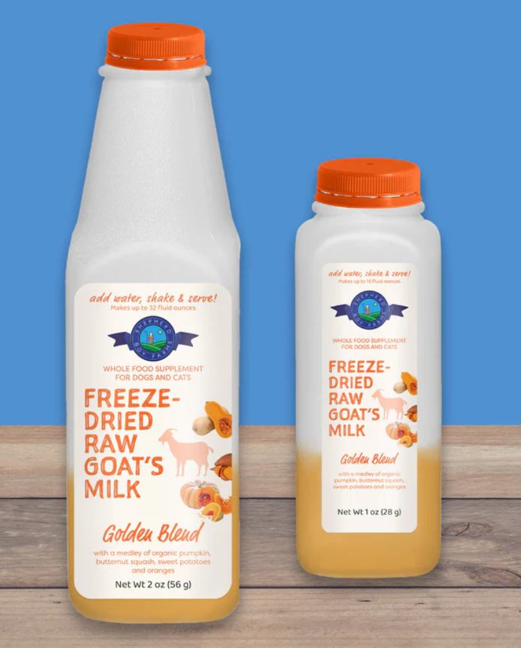 Shepherd Boy Farms Freeze Dried Raw Goat's Milk- Golden Blend 16oz