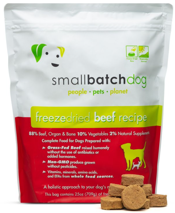 SmallBatch Freeze Dried Beef Recipe 25oz