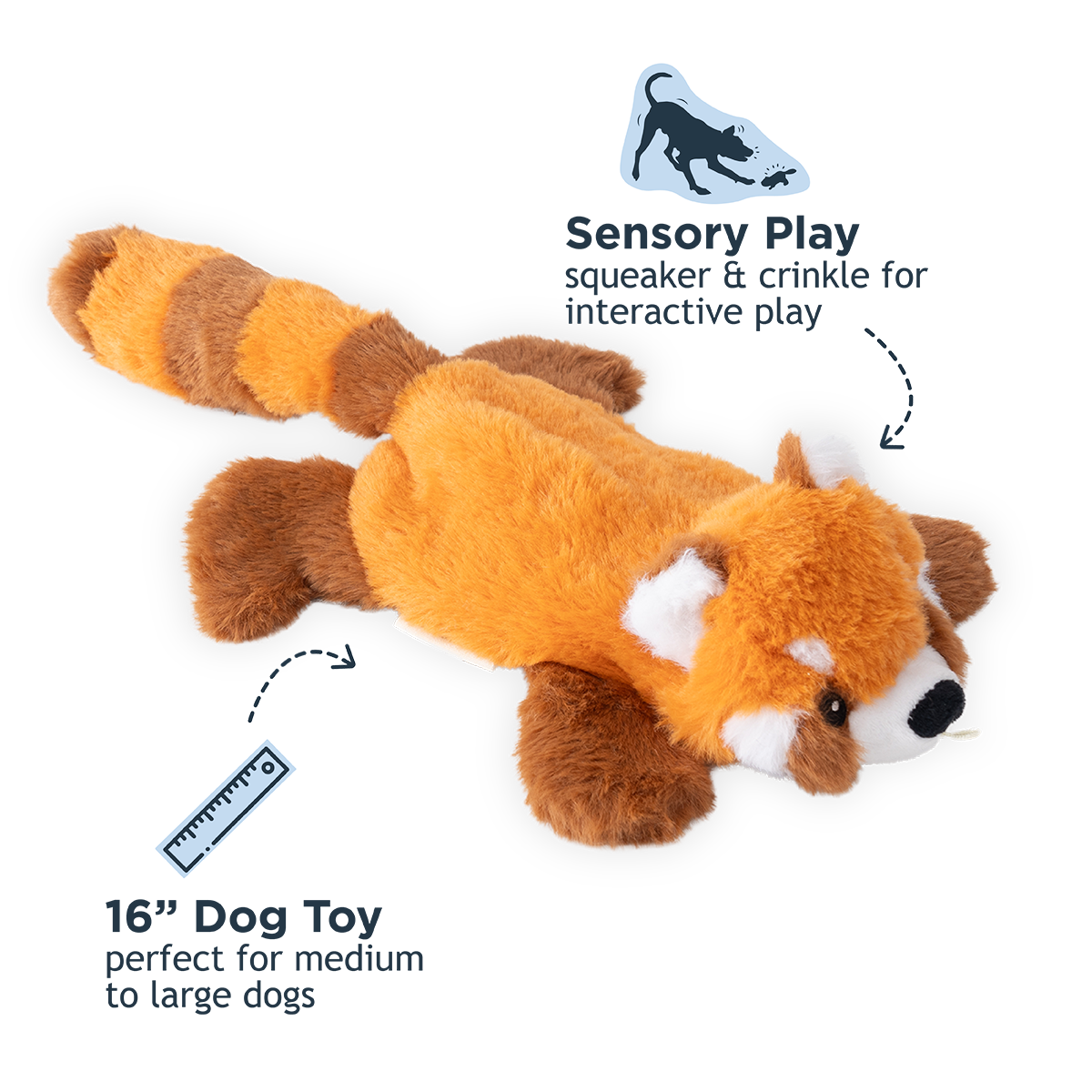 Tall Tails Stuffless Red Panda 16"