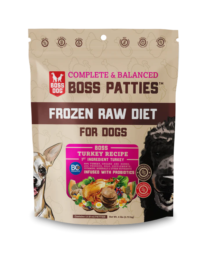 Boss Dog Turkey Frozen Diet