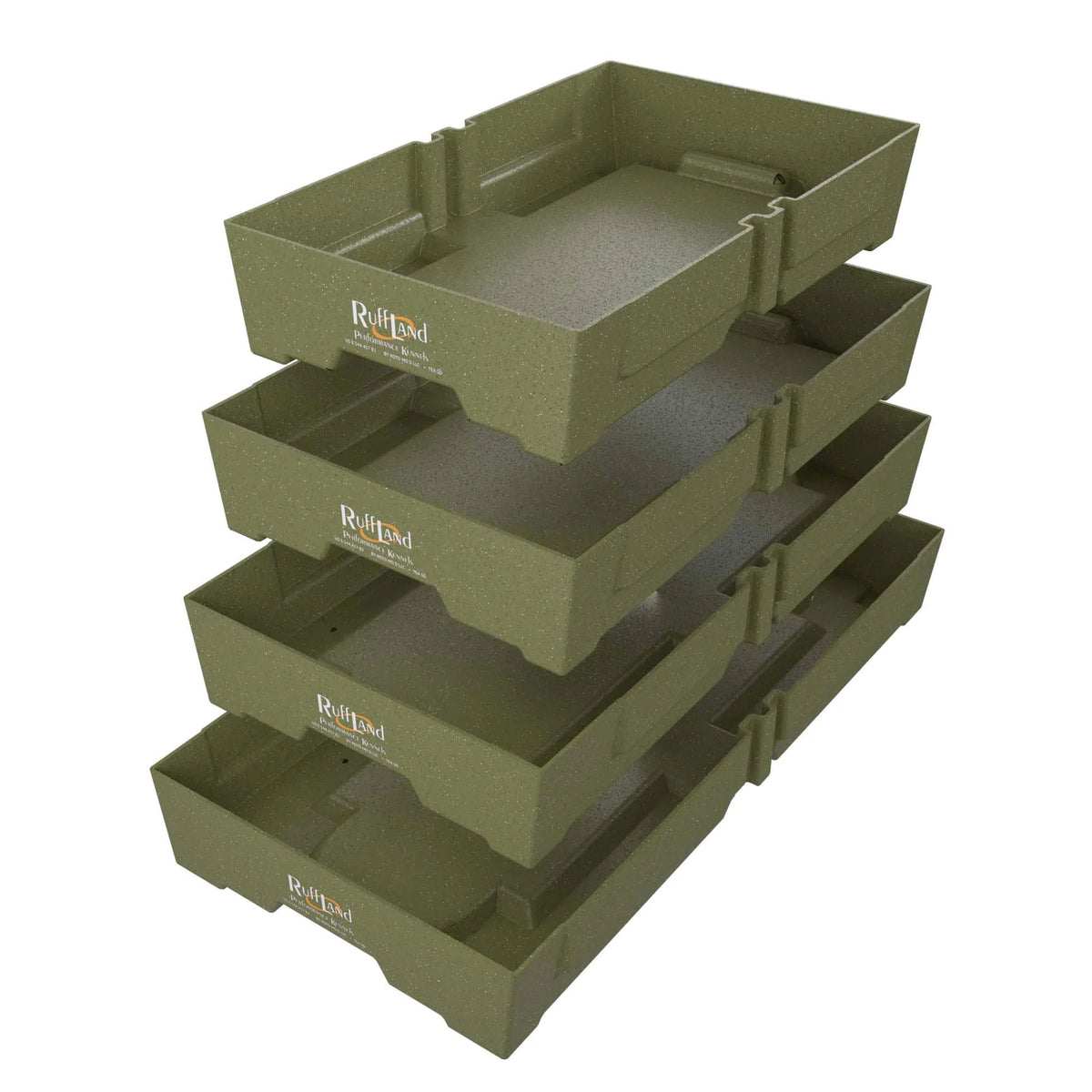 Ruff Land Performance Kennel - OD Green