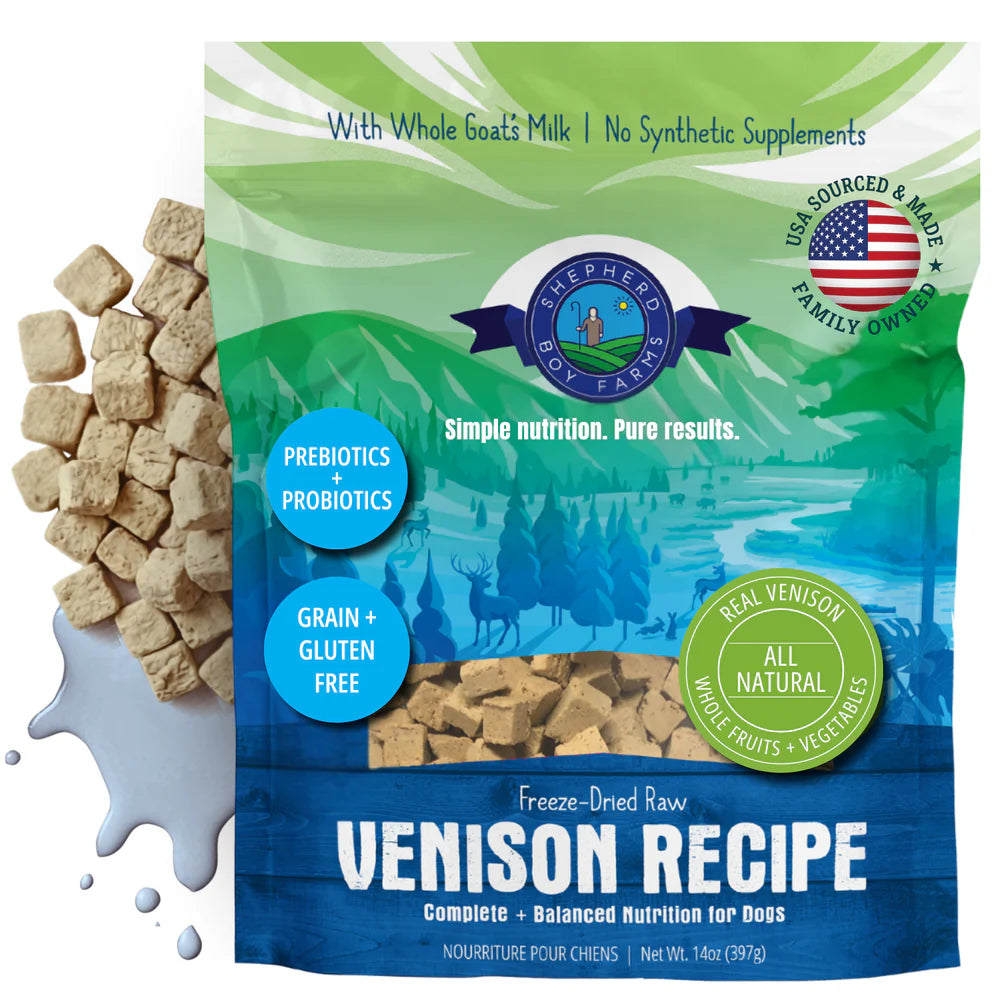 Shepherd Boy Farms Dog Freeze Dried Venison