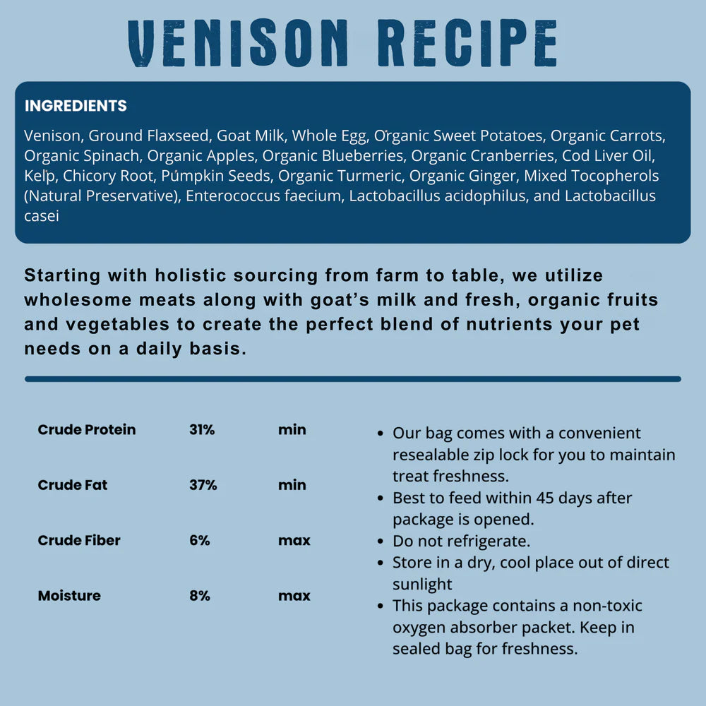 Shepherd Boy Farms Dog Freeze Dried Venison