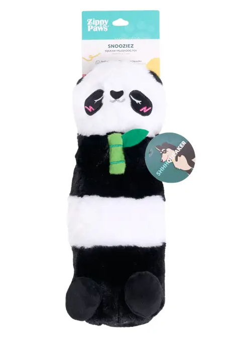 ZippyPaws Snooziez with Shhhqueaker- Panda