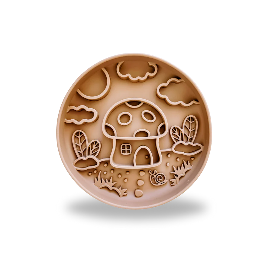 Barks and Brownies Chocolate Mushroom Slow Feeder