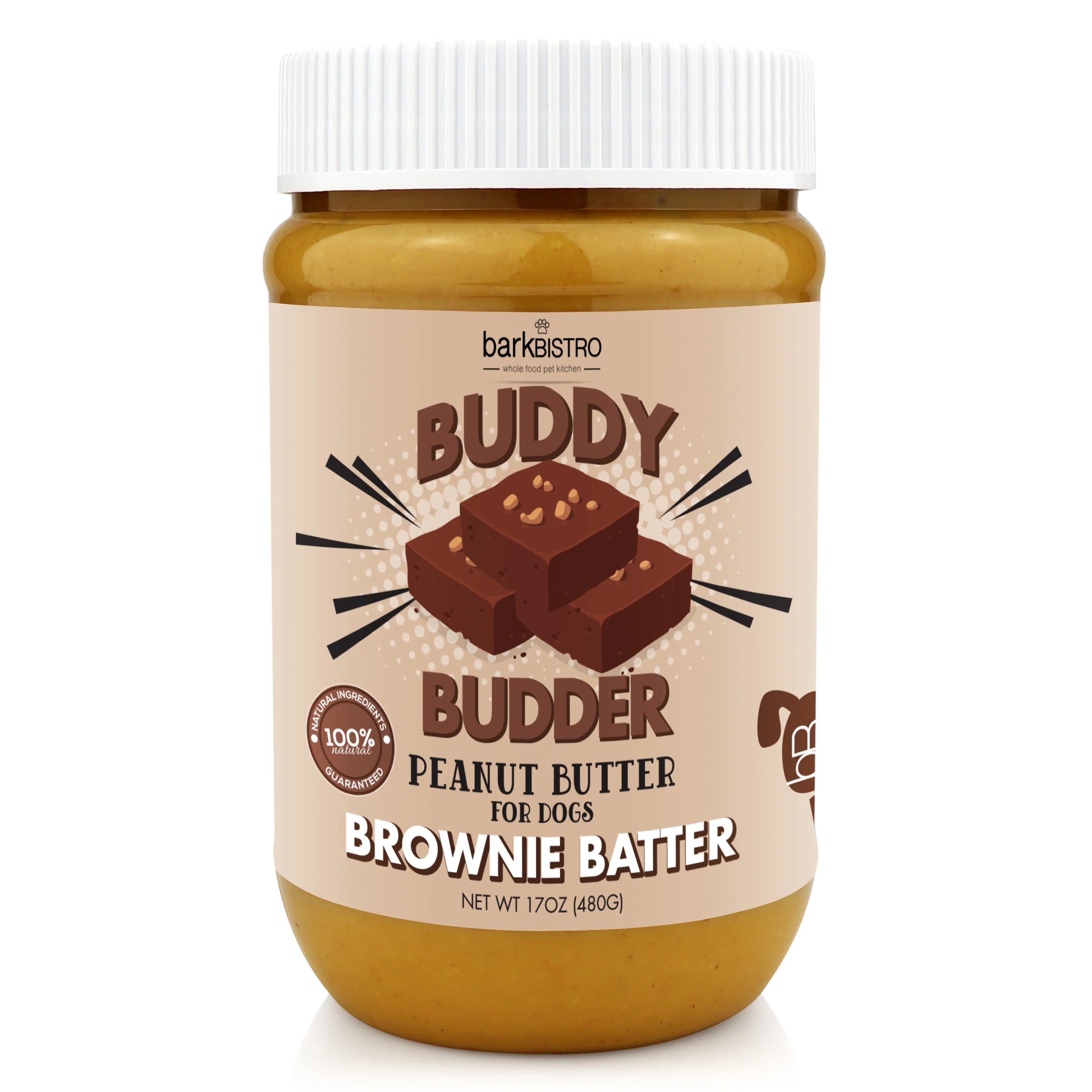 Bark Bistro Buddy Budder - Brownie Batter 17oz