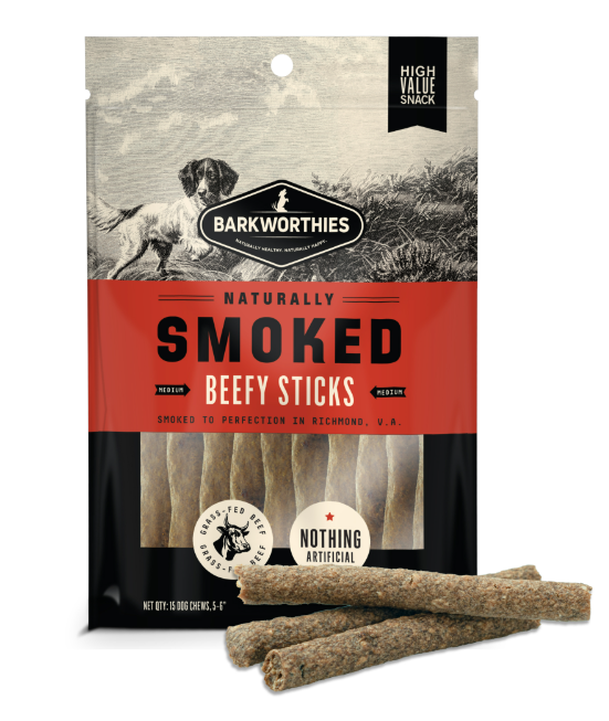 Barkworthies Smoked Beef Stick 15pk