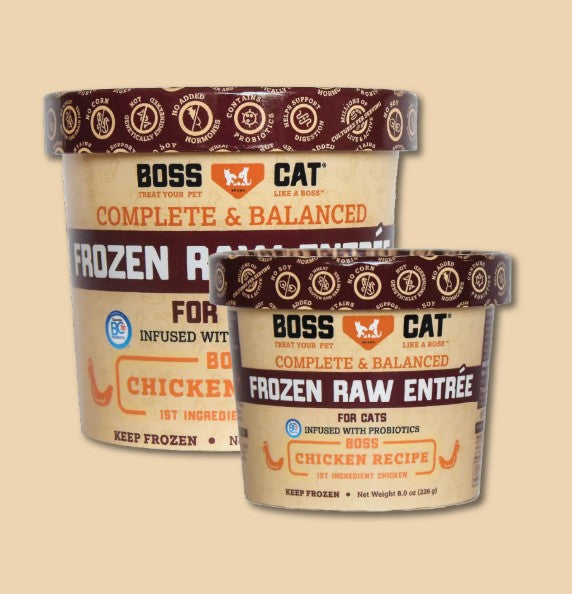 Boss Cat Frozen Chicken Entrée