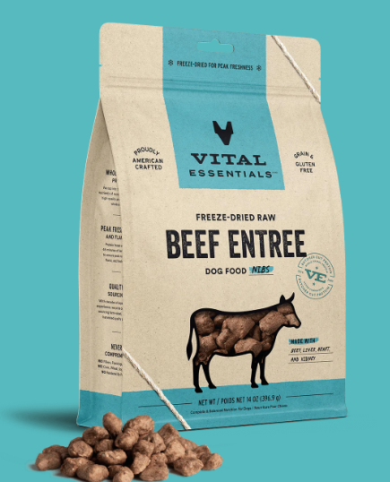 Vital Essentials Freeze-Dried Beef Nibs Entree