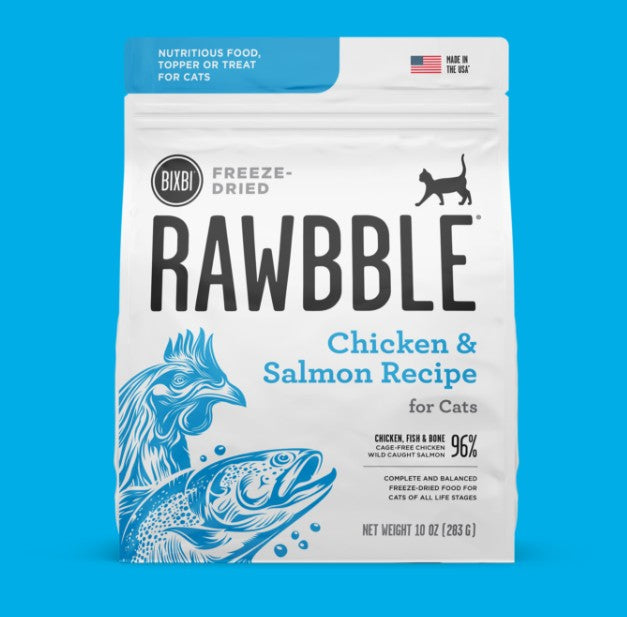 Bixbi Rawbble Chicken & Salmon Cat Freeze-Dried