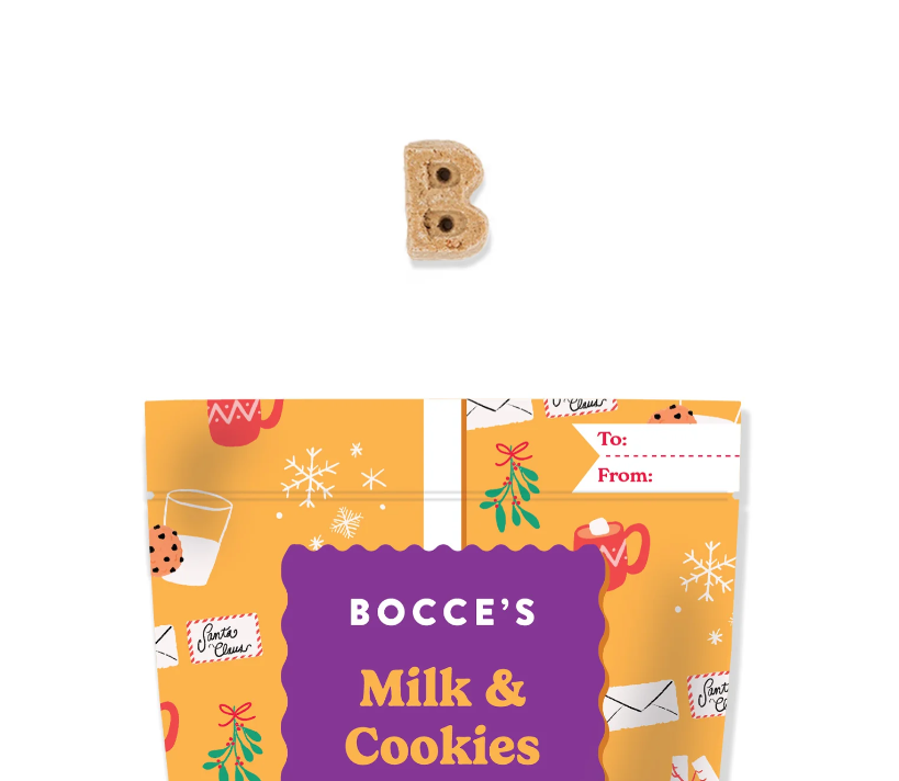 Bocce's Bakery Milk & Cookies Soft & Chewy Treats