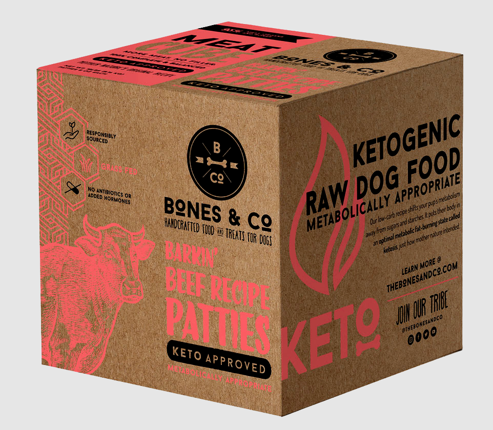 Bones & Co Beef Patties - 18 lb Case