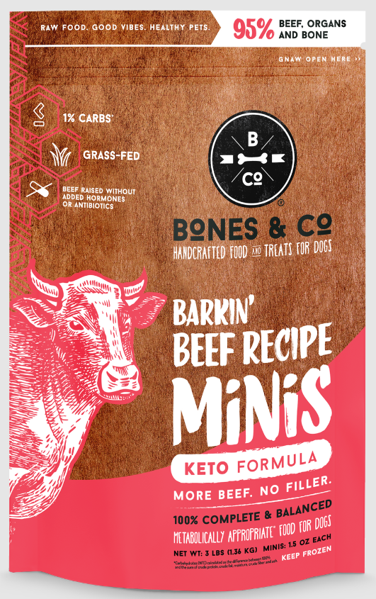 Bones & Co Beef Patties - 3 lb Bag