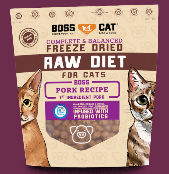 Boss Cat Pork Freeze-Dried Nuggets