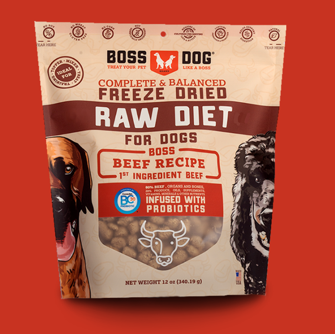 Boss Dog Beef Freeze-Dried Nuggets
