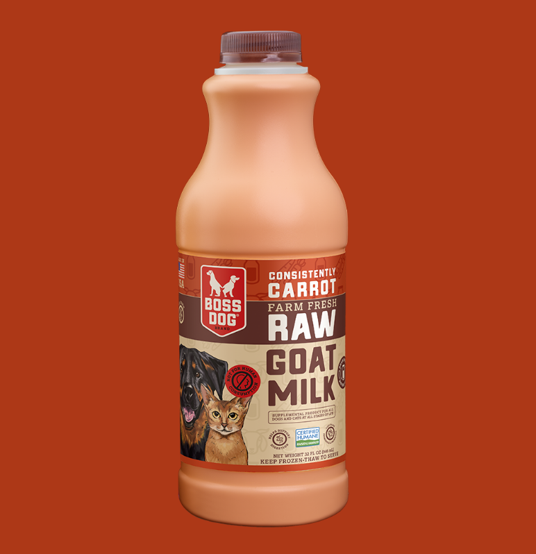 Boss Dog Consistently Carrot Raw Goat's Milk