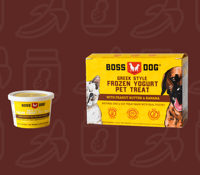 Boss Dog Peanut Butter & Banana Frozen Yogurt