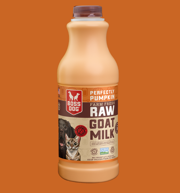 Boss Dog Perfectly Pumpkin Raw Goat's Milk