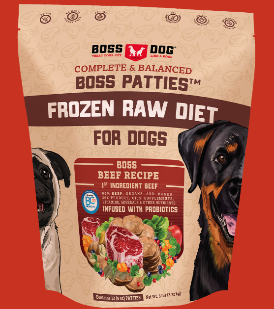 Boss Dog Beef Frozen Diet