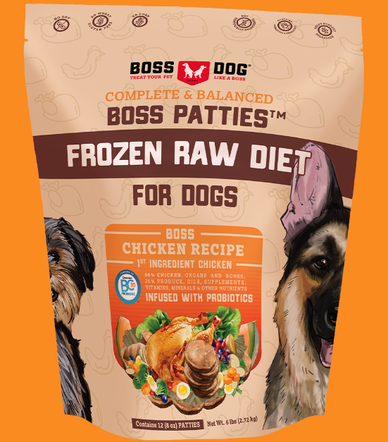Boss Dog Chicken Frozen Diet