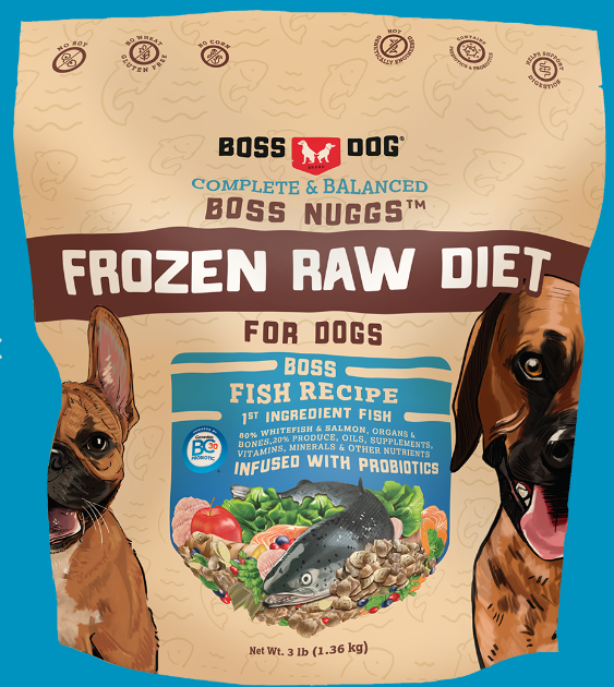 Boss Dog Fish Frozen Diet