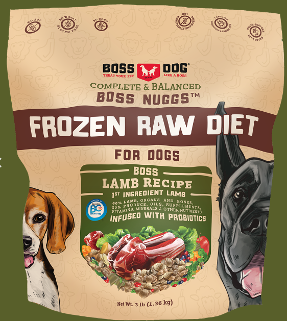 Boss Dog Lamb Frozen Diet