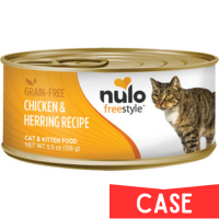 Nulo FreeStyle Chicken & Herring Pate (5.5oz/24 Can Case)