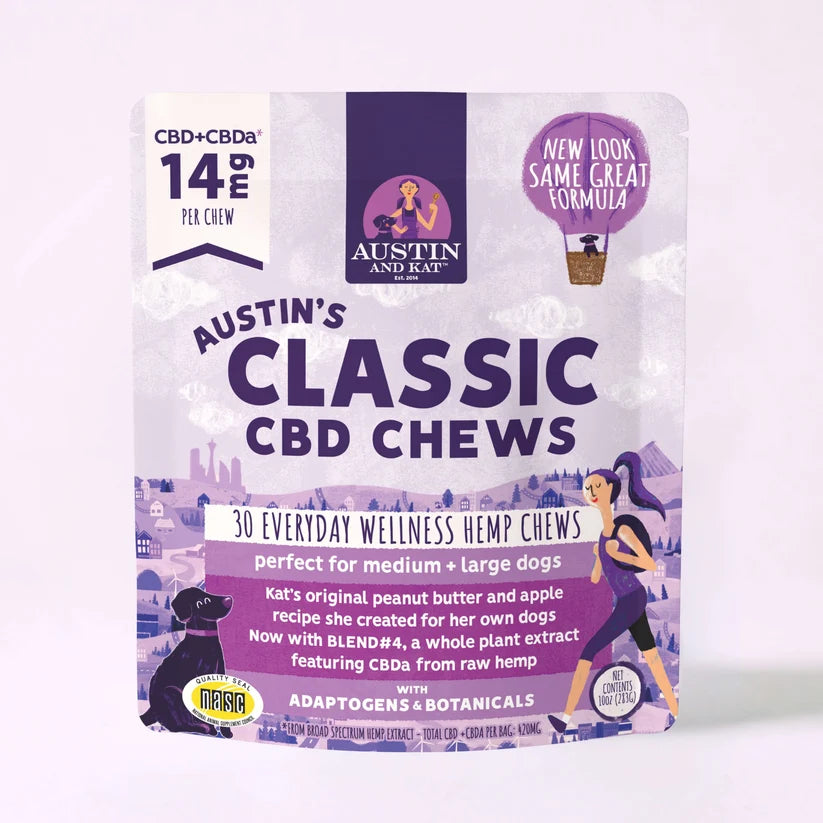 Austin and Kat 14mg CBD+CBDa Chews - 30 Chews