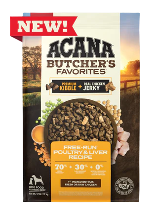 Acana Butcher's Favorites™, Free-Run Poultry & Liver Recipe