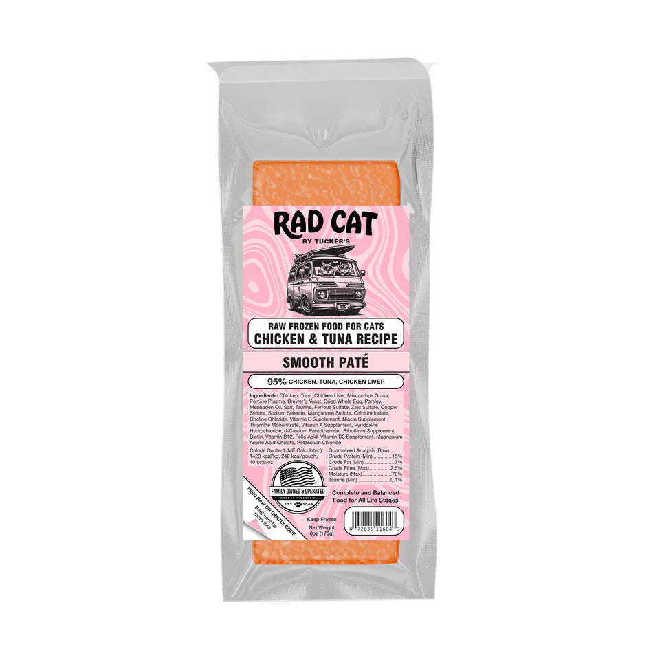 Rad Cat Raw Frozen Chicken & Tuna Recipe