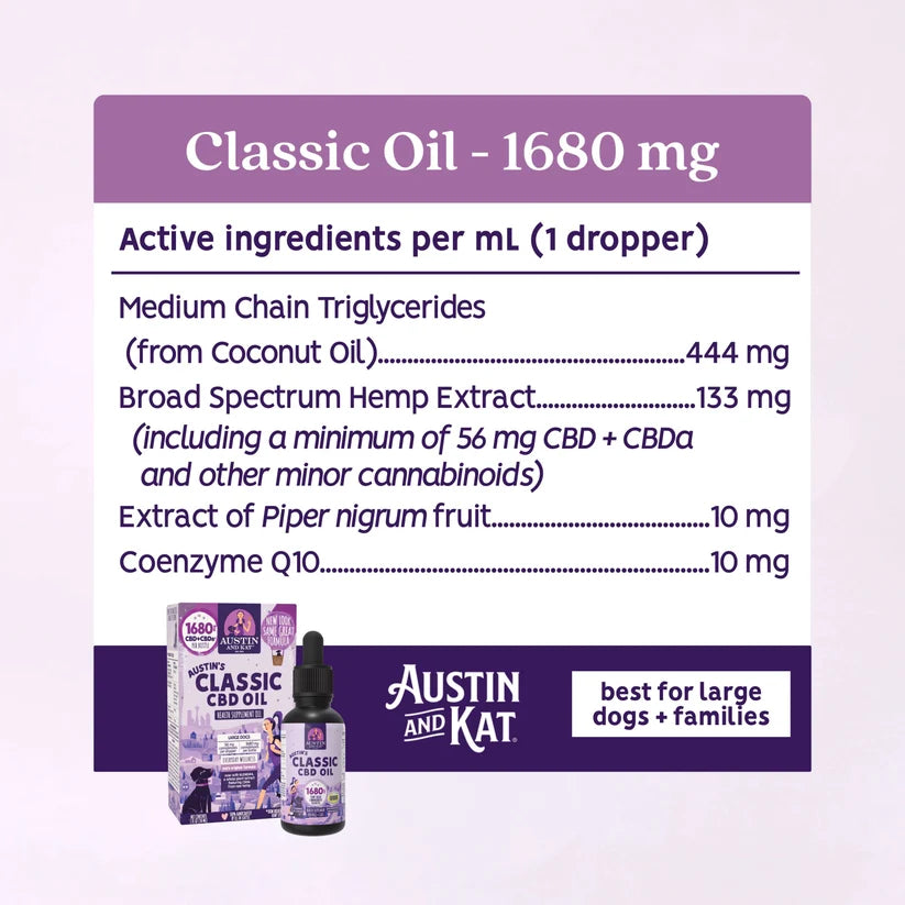 Austin and Kat 1680mg CBD+CBDa Oil