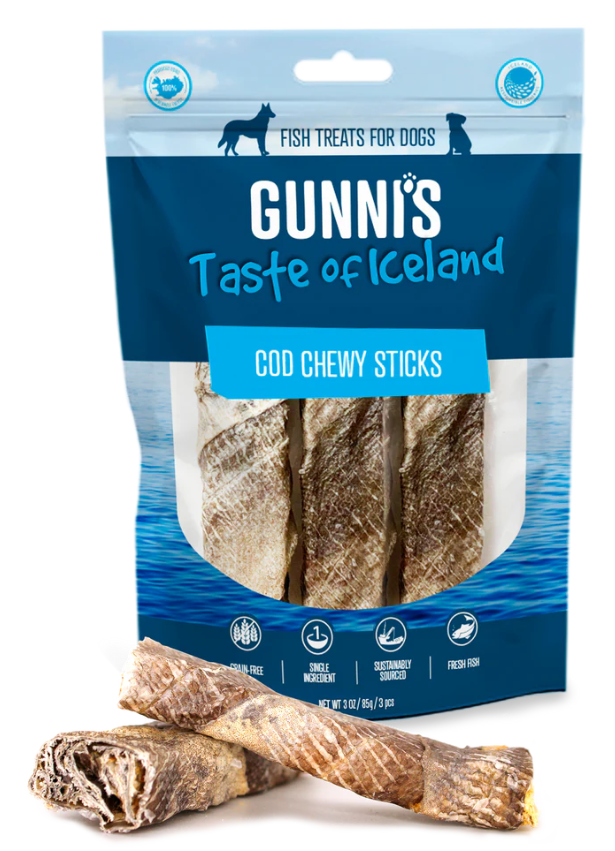 Gunni's Taste of Iceland Cod Chewy Sticks