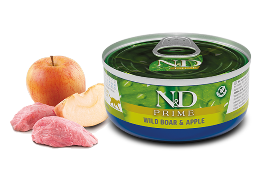 Farmina Wild Boar & Apple for Cats - 2.46oz